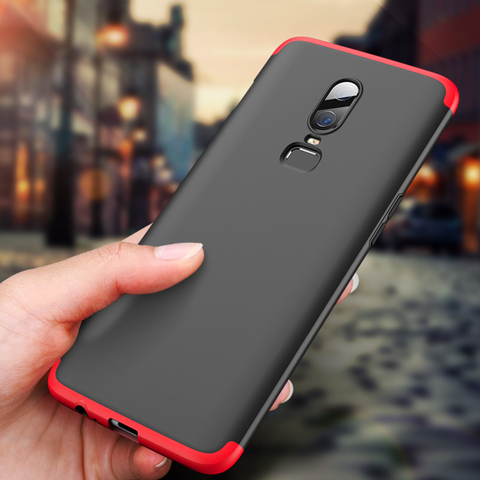 GKK Case for Oneplus 5T 5 6 6t Case Shockproof 360 Protection 3 in 1 Matte Cover for Oneplus 6t Phone Accessories Fundas Coque ► Photo 1/1