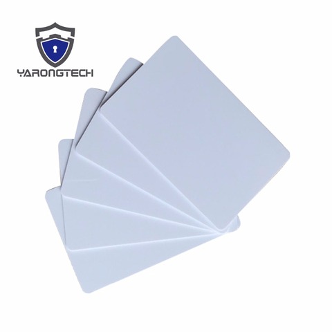 10pcs/lot RFID MIFARE Classic 4k Blank NFC card thin pvc card 13.56MHz ISO14443A smart IC cards key card door entry systems ► Photo 1/3