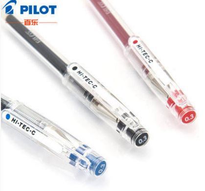 PILOT HI-TEC-C Gel Pen BLLH-20C3 BLLH-20C4 BLLH-20C5 0.3 mm 0.4 mm 0.5 mm 0.25 mm Financial Pen Japan ► Photo 1/5