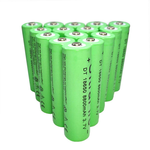 Quality 1pcs/lot 8800mah 18650 rechargeable battery 3.7v li ion bateria - 1-20pcs lithium ion battery  Series connection ► Photo 1/2
