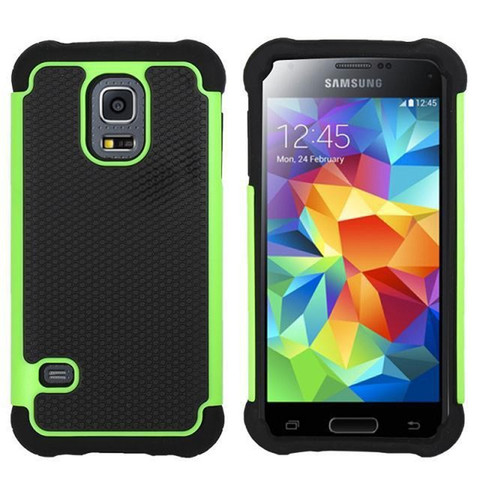 Football Grain Plastic Armor Case Shockproof Cover For Samsung Galaxy S5 mini Duos G800F G800A G800H G800Y Hybrid Cover ► Photo 1/6
