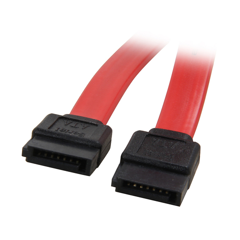 36 inches 6Gb/s SATA3 Serial ATA  DATA cable for PC Computer Laptop SATA 3.0 SATAIII 6Gbps HDD Hard Drive Disk/ SSD - Red ► Photo 1/2