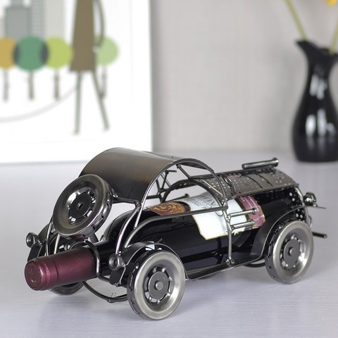 Elegant And Delicate  Retro classic car metal wine rack for gift  home decoration /Fashion bar wine holder /whiskey stones ► Photo 1/4