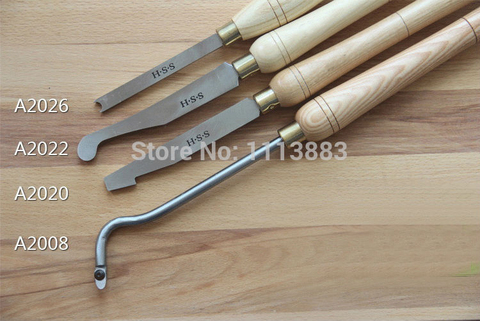 Woodturning Hollowing Tools, HSS Woodworking Gouges, A2022, A2022, A2026, A2008 for you to choose ► Photo 1/6