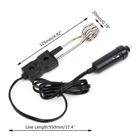 24V Portable Electric Car Boiled Water Tea Immersion Heater For Camping Picnic ► Photo 1/6