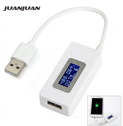 LCD Screen Mini Creative Phone USB Tester Portable Doctor Voltage Current Meter Mobile Power Charger Detector 40% off ► Photo 1/6