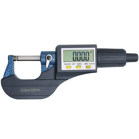 0-25mm Micron Digital Outside Micrometer Electronic Micrometer Gauge Meter 0.001mm Thickness Measuring Gauge Tools With Box ► Photo 1/6
