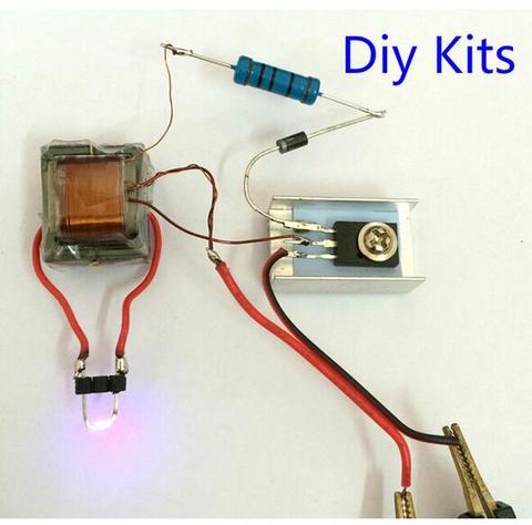 diy kit Inverter booster high voltage generator Arc module electronic cigarette ignition coil diy small suite ► Photo 1/5