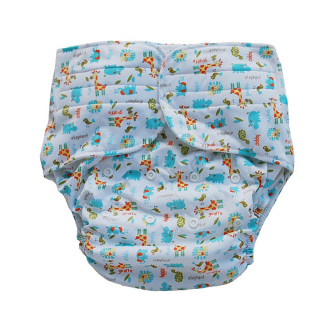 Adult Cloth Diapers (10 Pieces A lot)Washable Microleece Pocket Adult Cloth Nappy + (4) Layers Audlt Microfiber Inserts Liners ► Photo 1/6
