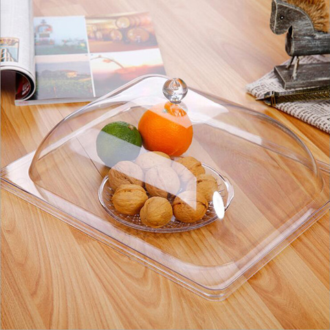 Highly Transparent Acrylic Food Cover PC Snack Display Cover Food Cube Top Quality Transparent Cake Cover ► Photo 1/4