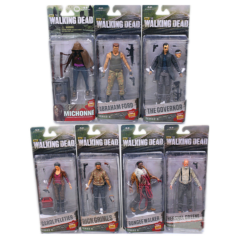 NEU Season 7 The Walking Dead Official Collectors Models AMC Rick Grimes Figur