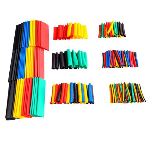 328Pcs Car Electrical Cable Tube kits Heat Shrink Tube Tubing Wrap Sleeve Assorted 8 Sizes Mixed Color ► Photo 1/1
