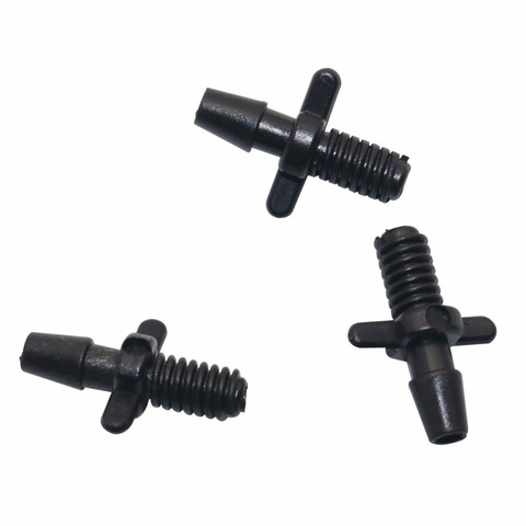 50 Pcs 3/5 mm hose Barbed Connector Double Ways 5 mm Screw Thread micro irrigation Drip Articles hose accessories ► Photo 1/6