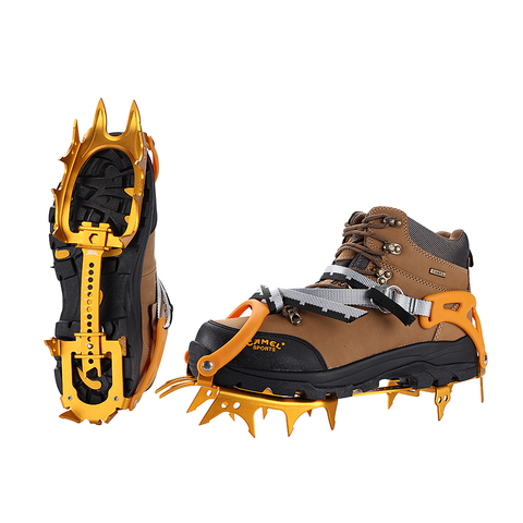 BRS 14 Teeth Ice Grippers Walking Crampons Ultralight Aluminium Alloy  Mountaineering Crampons Equipment BRS-S3 ► Photo 1/6