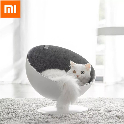 Xiaomi Cat Beds & Mat Pet House Cat Boss Rotational Interaction Cat House Sleeping Funny Pet Bed Fiber Material Cat Supplies ► Photo 1/1