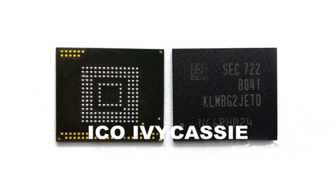 KLMBG2JETD-B041 eMMC 32GB NAND Flash Memory IC Chip Used 100% Tested Good ► Photo 1/1