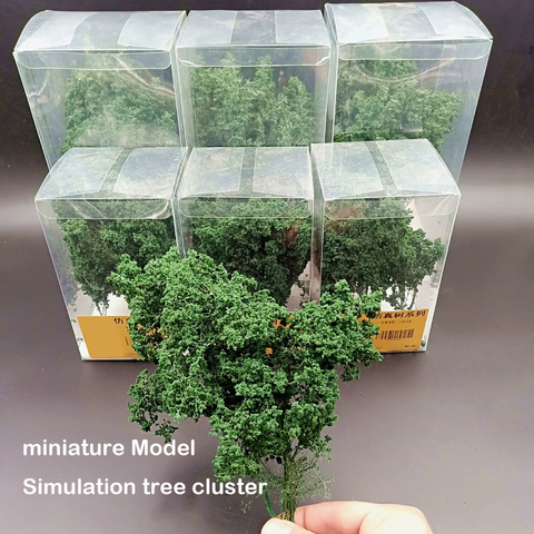 miniature Scenario model Simulation tree cluster Sand Table DIY Material  Train Military Scene scale models Landscapes ► Photo 1/2