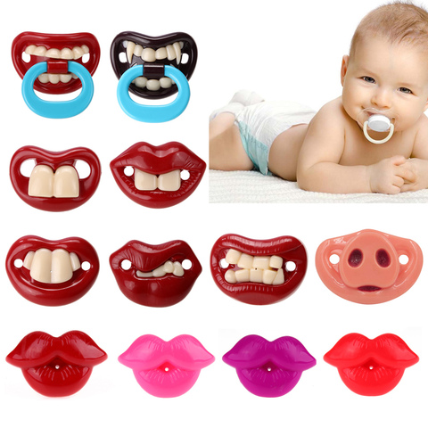Pacifiers for Newborns Baby Silicone Pacifier Dummy Nipple Teether Baby Soother Nipple Toddler Baby Teething Teether Health Care ► Photo 1/6