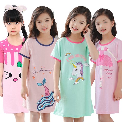 Children/'s Wear Filles Pyjamas Set 6 Patterns Coton Nightwear Sleepwear Pyjamas