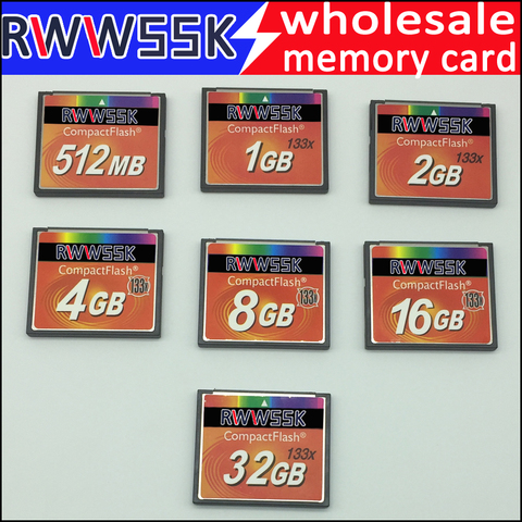 RWWSSK  10pcs/lot High quality compact flash cf card 512MB 1GB 2GB 4GB 8GB 16GB 32GB memory card ► Photo 1/3