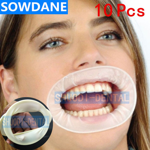 10 pcs Dental Disposable Rubber Sterile Mouth Opener Oral Cheek Expanders Retractor Rubber Dam Mouth Opener Oral Hygiene ► Photo 1/6