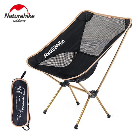 Naturehike Fishing Chair Ultralight Portable Outdoor Compact Folding Picnic Chair Fold Up Beach Chair Foldable Camping Chair ► Photo 1/6