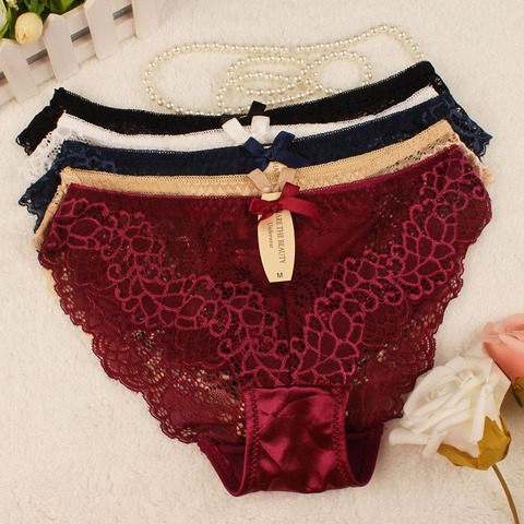Sexy Women Female Briefs Panties Brand Lace Underwear Womens Nylon Underware For Lady lingerie Intimates 2022 ► Photo 1/6