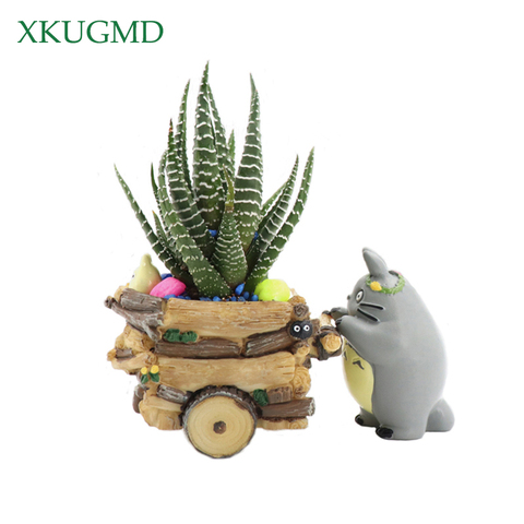 Modern Cartoon Succulent Planter Pot Resin Creative Crafts Cute Totoro Flower Pot Home Decorations Vase Macetas Pots ► Photo 1/6