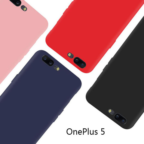 One Plus 5 Ultra Slim Matte solid color Protective Case For Oneplus 5 OnePlus5 One Plus 5 A5000 Cover Shell ► Photo 1/6