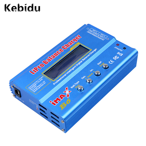 Kebidu 2017 new Battery Lipro Balance Charger iMAX B6 Lipro NiMh Li-ion Ni-Cd RC Battery Balance Digital Charger Discharger ► Photo 1/1