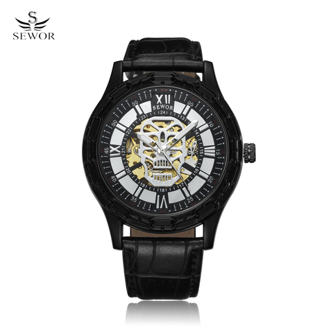 blouse Over instelling dynastie Price history & Review on 2017 SEWOR Famous Watches Brand Luxury Men's  Clock Dial Skull Horloge Automatic Mechanical Wrist Watch Best Gift Free  Ship | AliExpress Seller - 24 Hour Watches Store | Alitools.io