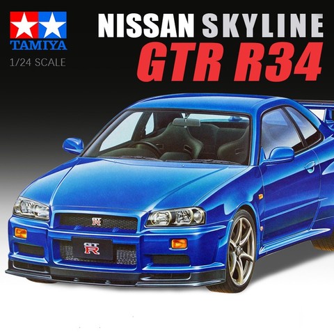 MP Hobby 1/24 Scale Nissan Skyline GT-R(R34) Assembly Car Model Building Kits Tamiya 24210 ► Photo 1/5