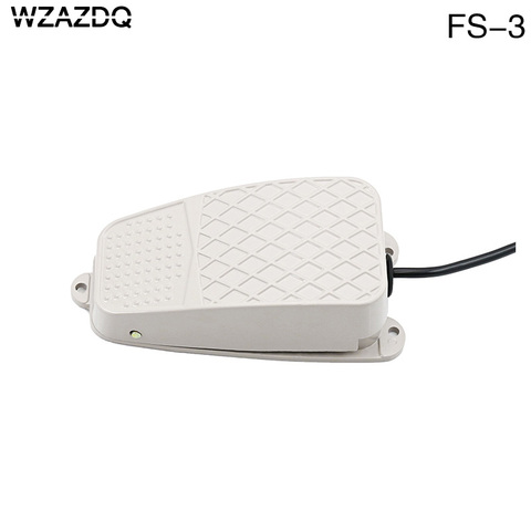 WZAZDQ Foot switch FS-3 foot switch iron self-reset power supply foot switch three-wire silver contact220V10A ► Photo 1/5