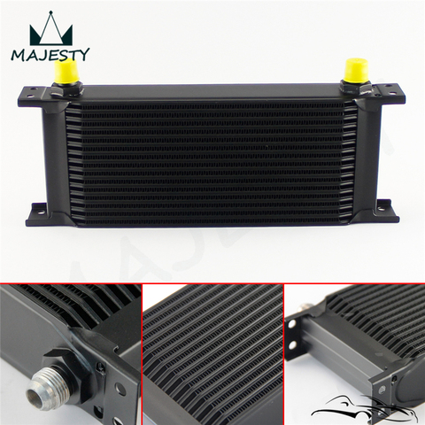 AN8 Universal Row16 Oil Cooler 16 Rows Aluminum Engine Transmission Radiating System ► Photo 1/6
