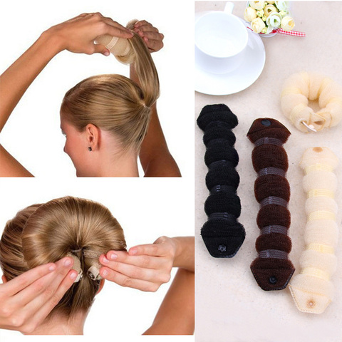 New Fashion Hair Tools Magic Quick Bun Make Hair Styling Long Headbands Women DIY Hairbands Girl Hair Bands Hair Accessories ► Photo 1/6