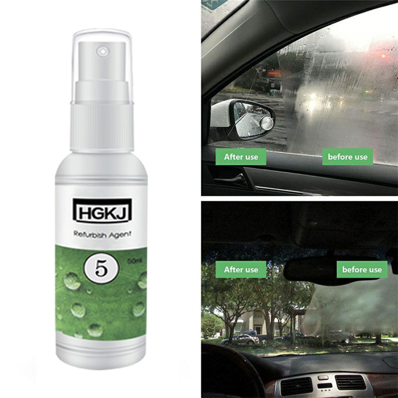 50ml Car Window Spray Glass Cleaner Paint Care Shampoo Polishe