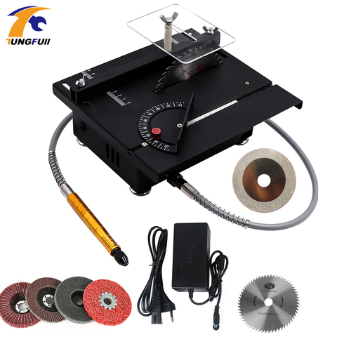 Multi-Function Jade Carving Machine Table Mill Small Cutting Machine Micro Table Saw Beeswax Woodworking Polishing Tool Drill ► Photo 1/6