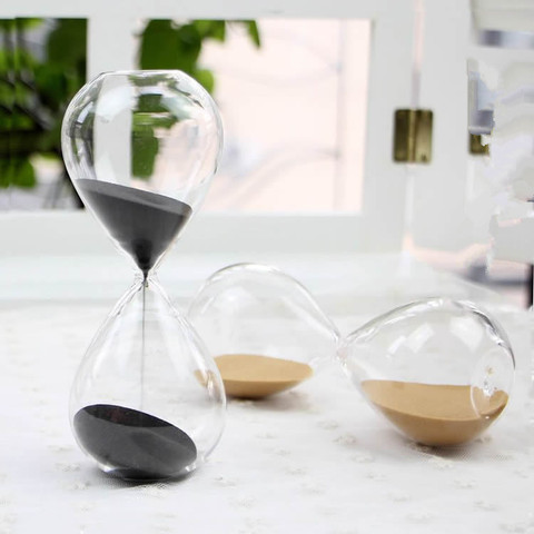 1PC 45 minutes Awaglass Hand-blown Timer clock Magnet Magnetic Hourglass ampulheta crafts sand clock hourglass timer JY 1189-6 ► Photo 1/6