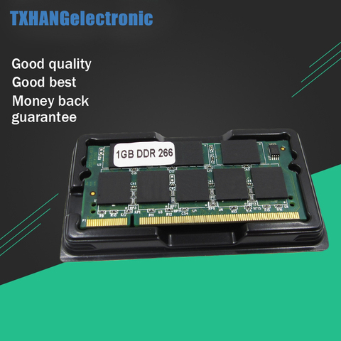 Wholesale Price 1GB DDR Memory RAM PC2100 SODIMM 200-pin 266Mhz 200PIN Laptop Notebook Memory RAM Hight Quality ► Photo 1/4