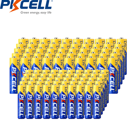 100PCS PKCELL Thermometer AA R6P AAA battery R03P 1.5V Carbon-Zinc Primary Batteries AA AAA batteries each 50pcs ► Photo 1/6