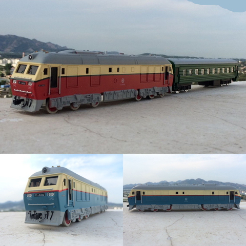 High simulation train,1:87 scale alloy pull back Dongfeng double train, carriage, trailer,toy cars,free shipping ► Photo 1/5