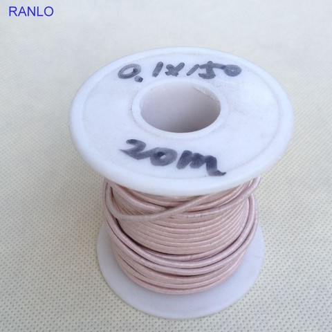 UL certified Multi-strand litz wire silk-covered copper wire 0.1*30 0.1*40 0.1*80 0.1*150 0.1*200 0.1*300 ► Photo 1/1
