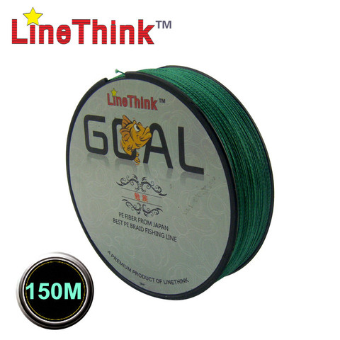 150M  LineThink Brand GOAL Japan Quality Multifilament 100% PE Braided Fishing Line Fishing Braid  Free Shipping ► Photo 1/4