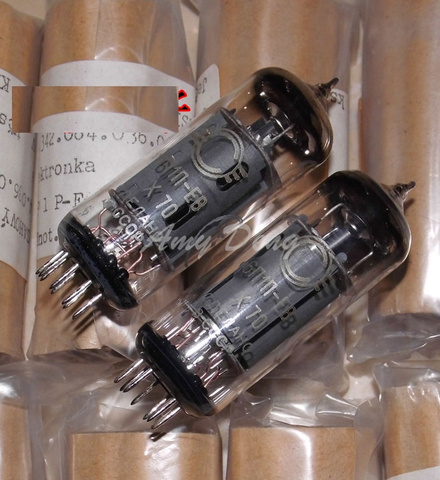 Poisonous sound, Soviet original packaging, 6n1n-EB electron tube replacement, 6P1 6AQ5 electron tube, sound mellow ► Photo 1/5