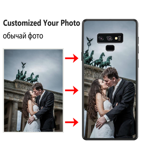 JURCHEN Custom Case For Samsung Galaxy S6 S7 Edge S8 S9 S10 Lite S20 Ultra Note 8 9 A6 A7 A9 J4 J6 J8 Plus Case Customized Photo ► Photo 1/6