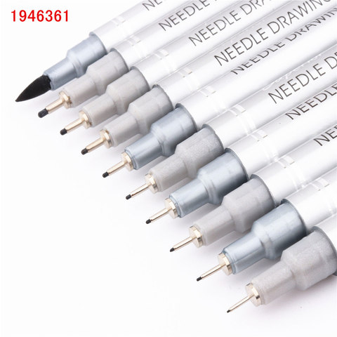 Waterproof Ink Black Micron Neelde Drawing Pen Pigment Fine Line Sketch Markers Pen For Writing Hand-Paint anime Art Supplies ► Photo 1/6