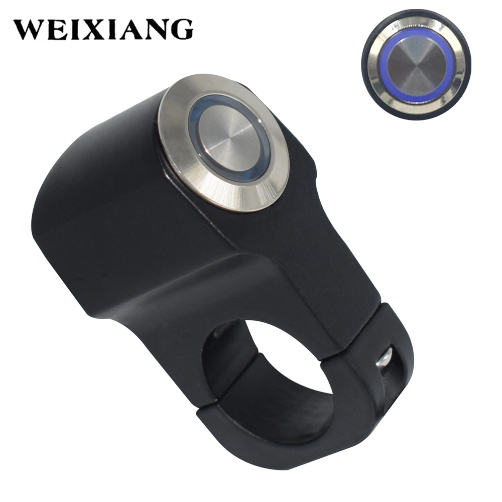 Aluminum Alloy Handlebar Button Switch Light Motorcycle Start-stop Switch Replac