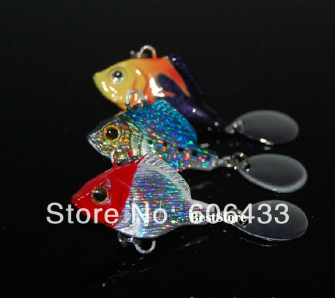10PCS Fishing Fish Metal VIB Lure Minnow Bass Crankbaits Tackle hook 3cm 15g Free shipping ► Photo 1/1