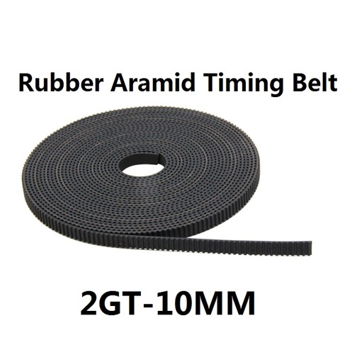 GT2-10mm open timing belt width 10mm GT2 belt Rubbr Fiberglass cut to length for 3D printer wholesale ► Photo 1/1