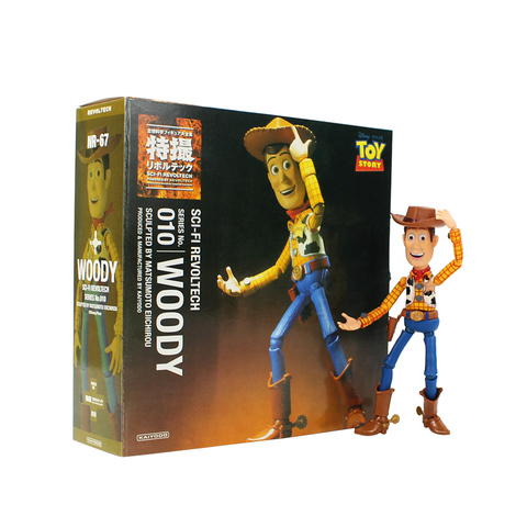 16cm Toy Story Action Figure Sci-Fi Revoltech 010 Sheriff Woody Lenny The Binoculars Model Toys Children Gifts ► Photo 1/1